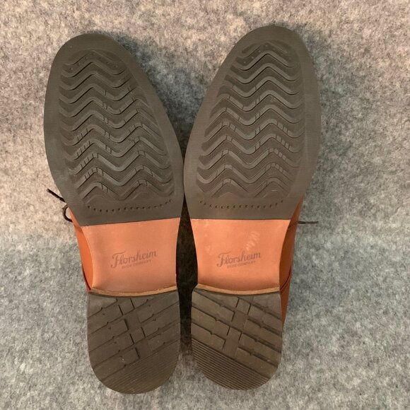 Florsheim Men’s Brown Leather Lace Up Cap Toe Oxford Shoes - Picture 12 of 12